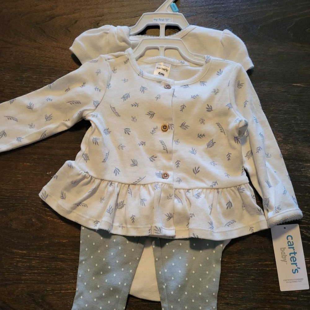 Carters 3 piece "Little wild Flower" Set